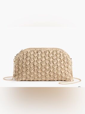 NWT JCrew Woven clutch